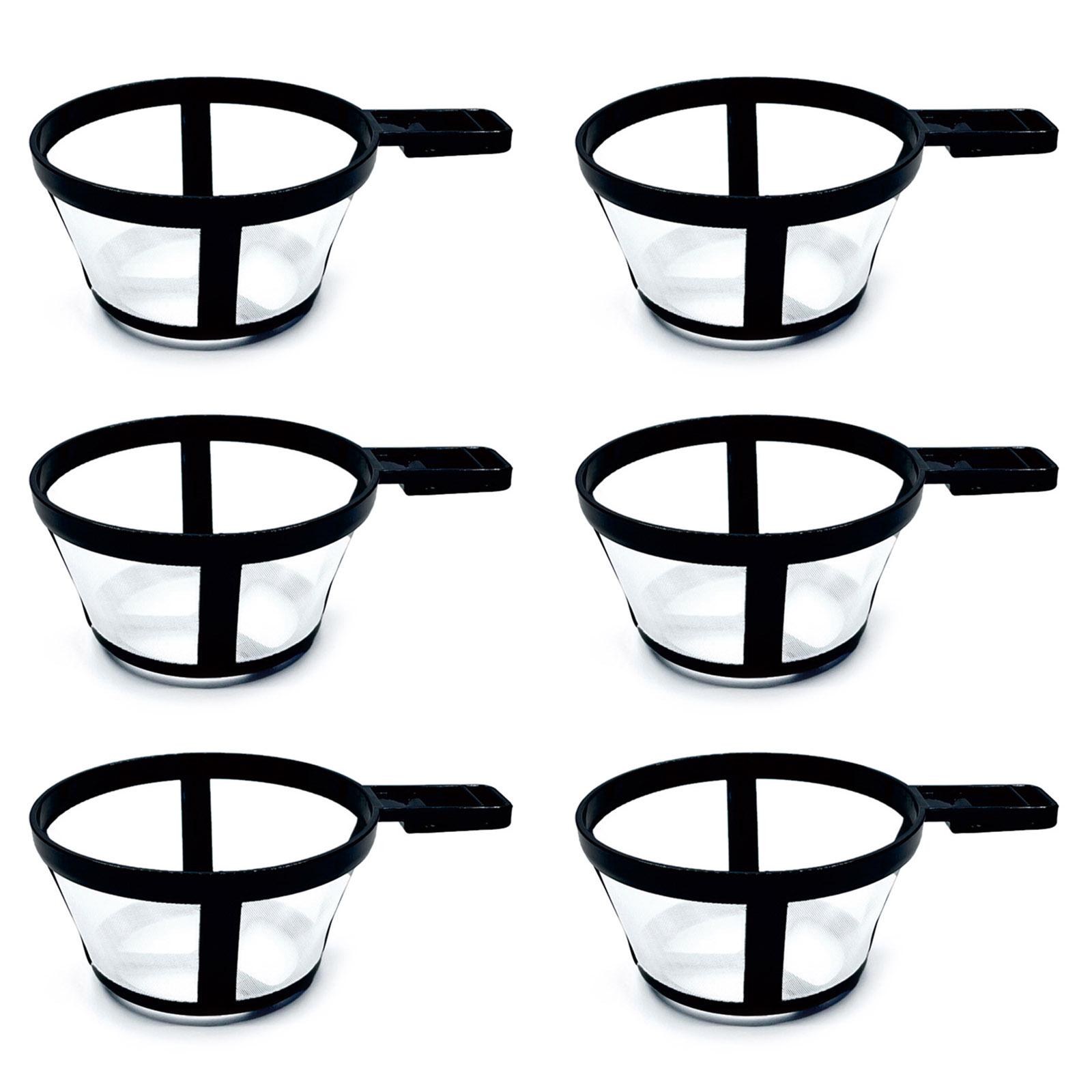 

6Pcs Multifunctional Nylon Coffee Filter Set Reusable Basket for Coffee Makers Enhancing Flavor and Aroma