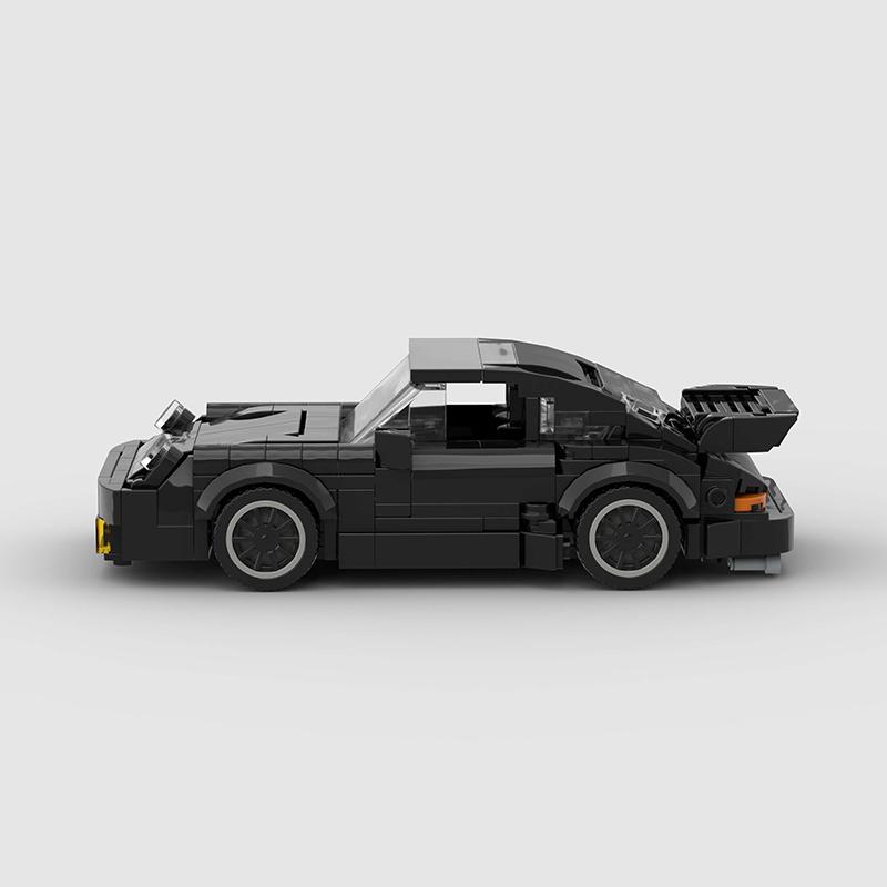 Klassisches MOC Technisches Speed Car Rallye Sport Super Rennfahrzeug Modell Baustein Rennstein Spielzeug Weihnachtsgeschenk Stadt