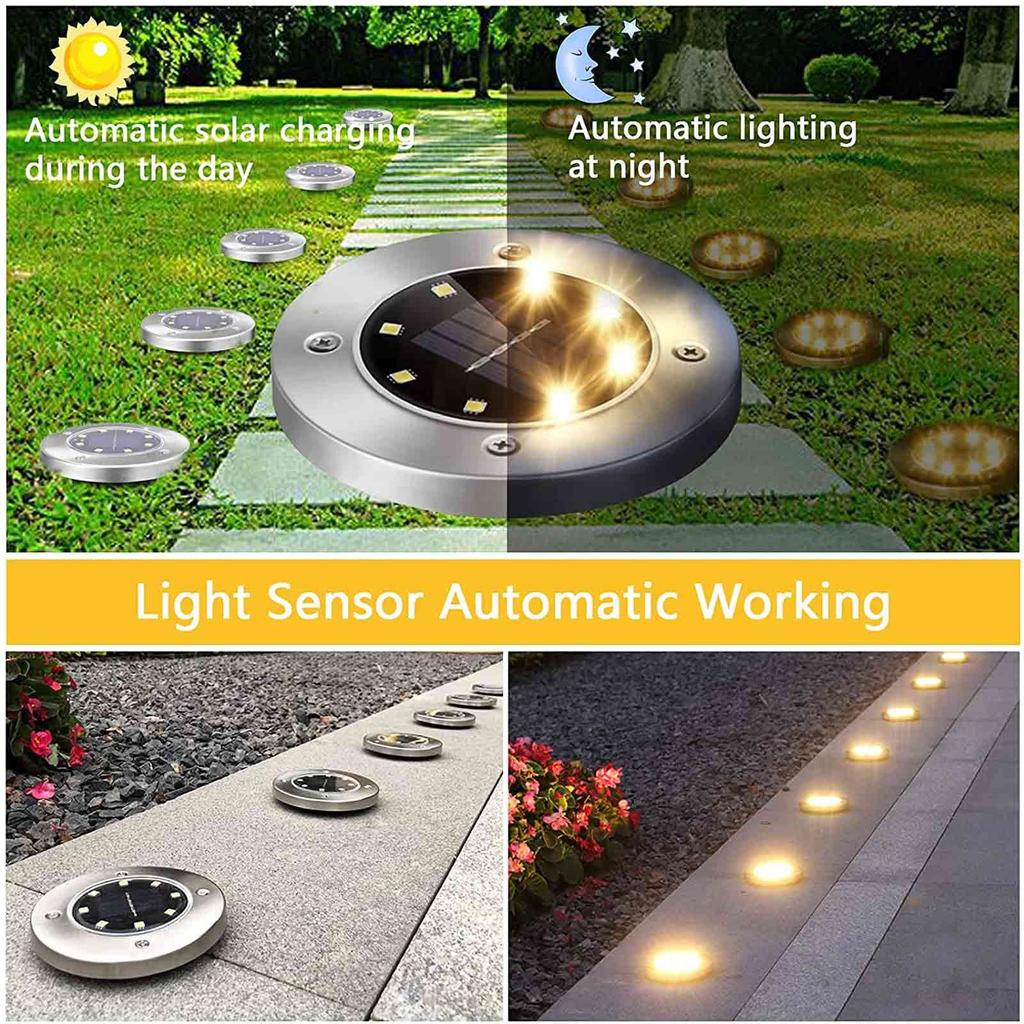 LED Solar Light Garden Outdoor Light Plug Light Solar Ground Light