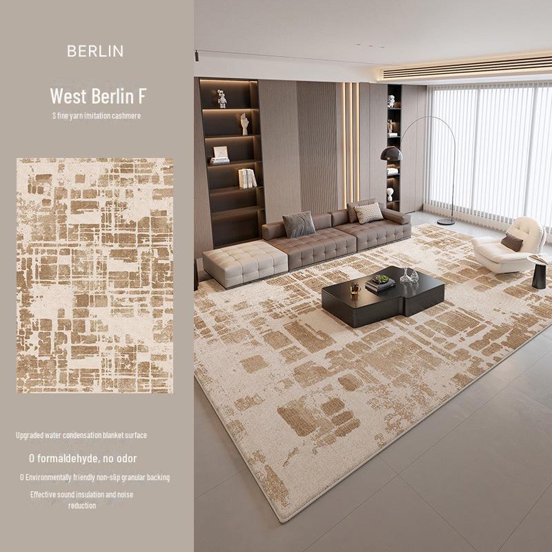 2025 Italian Minimalist Luxury Carpet: Dirt-Resistant & Easy-Care for Living Room, Autumn/Winter