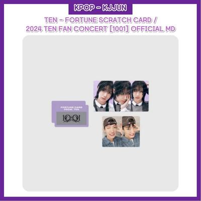 TEN – FORTUNE SCRATCH CARD / 2024 TEN FAN KONCERTAS [1001] OFICIALUS Md