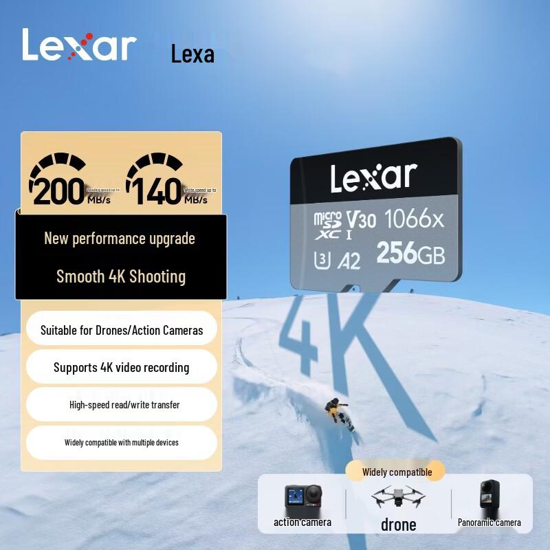 Lexar High-Speed TF (MicroSD) Storage Card