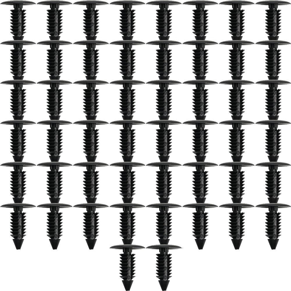 10/20/30/40/50/100Pcs 8MM Car Fastener Clip Plastic Bumper Fender Clip Screw Auto Roof Tailgate Lining Rivet Retainer For Toyota