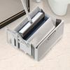 Multi Purpose Rectangular Handy Basket with Wheel for Office Bedroom Fishing Double barrel