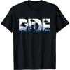 Evports Snowmobile Ride Snow Mountain Snowmobiling Winter Sport T-Shirt