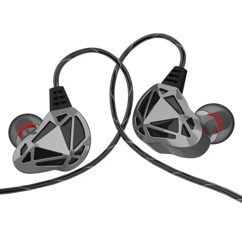 QKZ AK7 Copper Driver HiFi Wired Earphones Sport Headphone Bass Stereo Super Clear Gaming Headset Music In Ear Earbuds With Mic