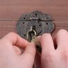 Antique Zinc Alloy Padlock and Hasp for Furniture and Boxes Lock for Jewellery Cases Wooden Storage and Chests
