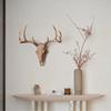 Resin Deer Head Wall Decor Western Cowboy Style