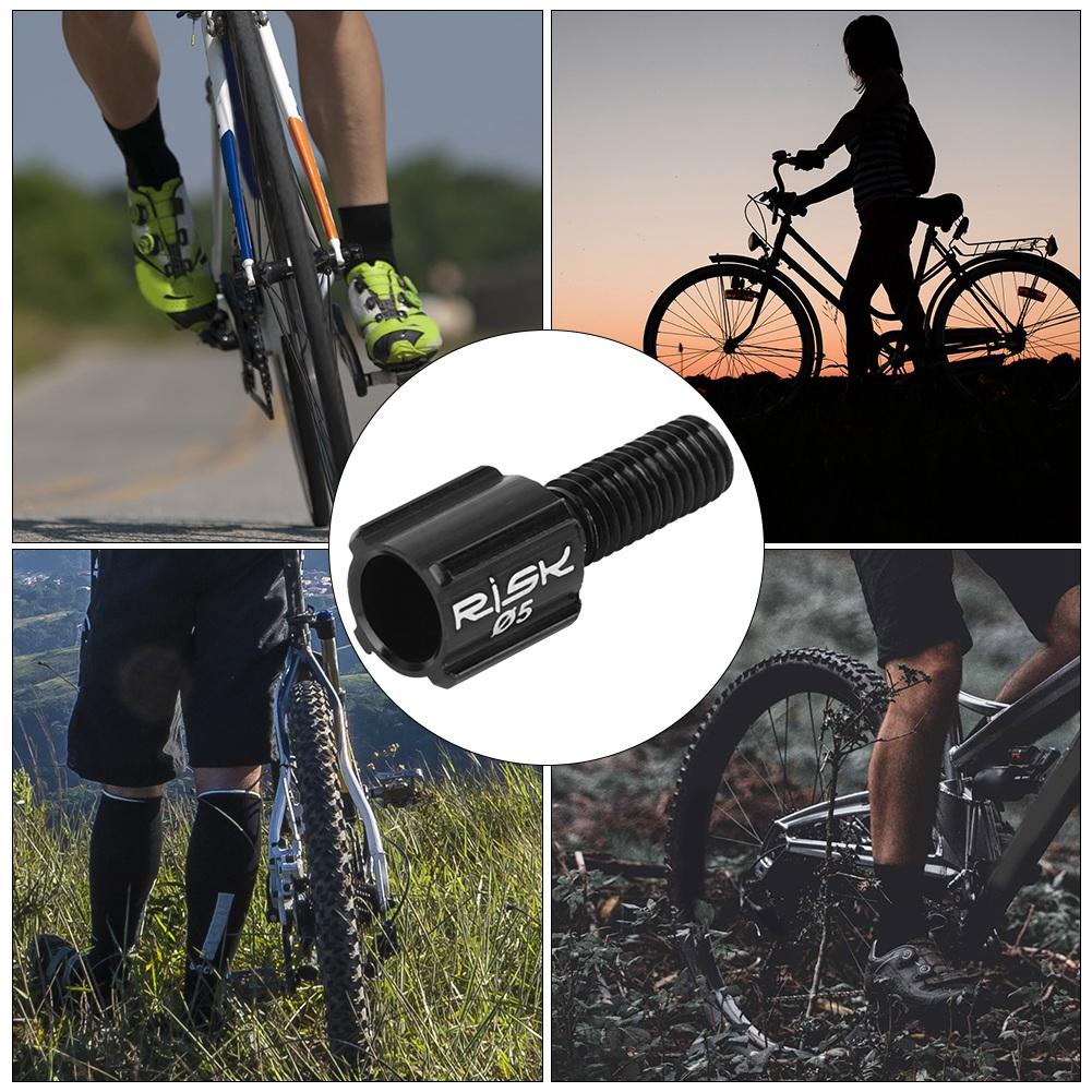 10PCS RC122 Black Road Bike Rear Derailleur Brake Cable Line Thumb Shifter Adjuster ScrewM5