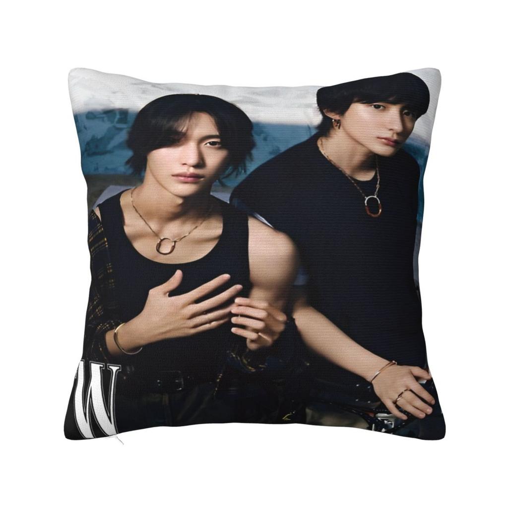 Sofa Decor Riize Kpop Style Idol Boy Group Pillowcase Accessories Pillow Cover Square Multi Size