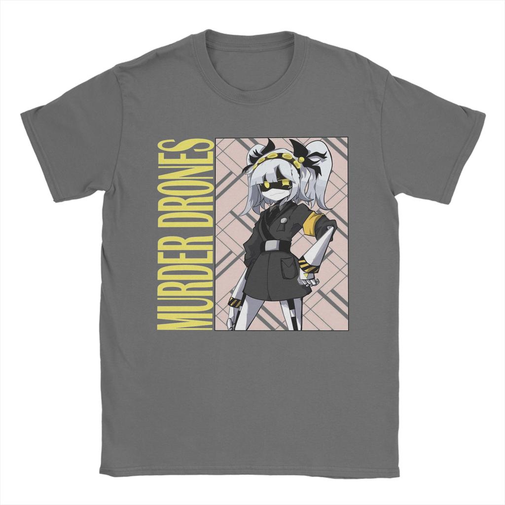 Murder Drones T Shirt for Men 100% Cotton Funny T-Shirt Round Collar  Tee Shirt Short Sleeve Clothing Gift