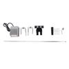 Grill Rotisserie Kit 33lb Load Bearing Easy Assembly Stable Rotating Rotisserie Motor Spit Rod Kit