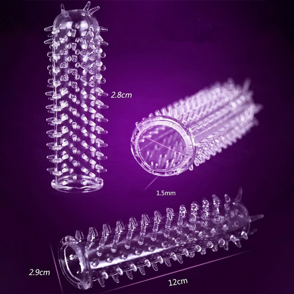 5 buc. Prezervativ pentru extinderea penisului, manșon de mărire a penisului, prezervativ de cristal pentru bărbați, prezervativ pentru ejaculare întârziată, jucării sexuale pentru adulți pentru bărbați