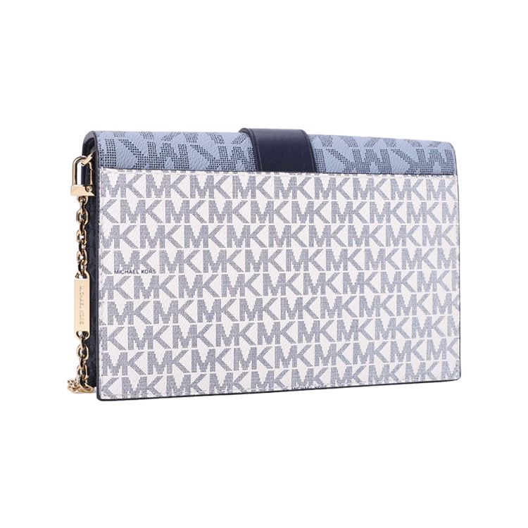 Michael Kors MK Charm Chain Commuter Flap Faux Leather Envelope Shoulder Bag Medium Women Shoulder Bag 32S0G00C6V-407