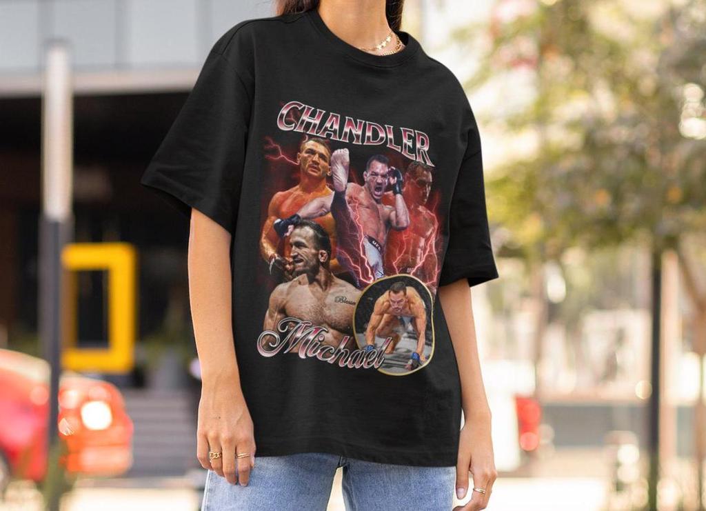 Michael Chandler Vintage UFC Shirt American Fighter T-Shirt Retro Champions Fans Limited Classic Graphic Sport Gift Ufc Vintage UFC T-Shirt