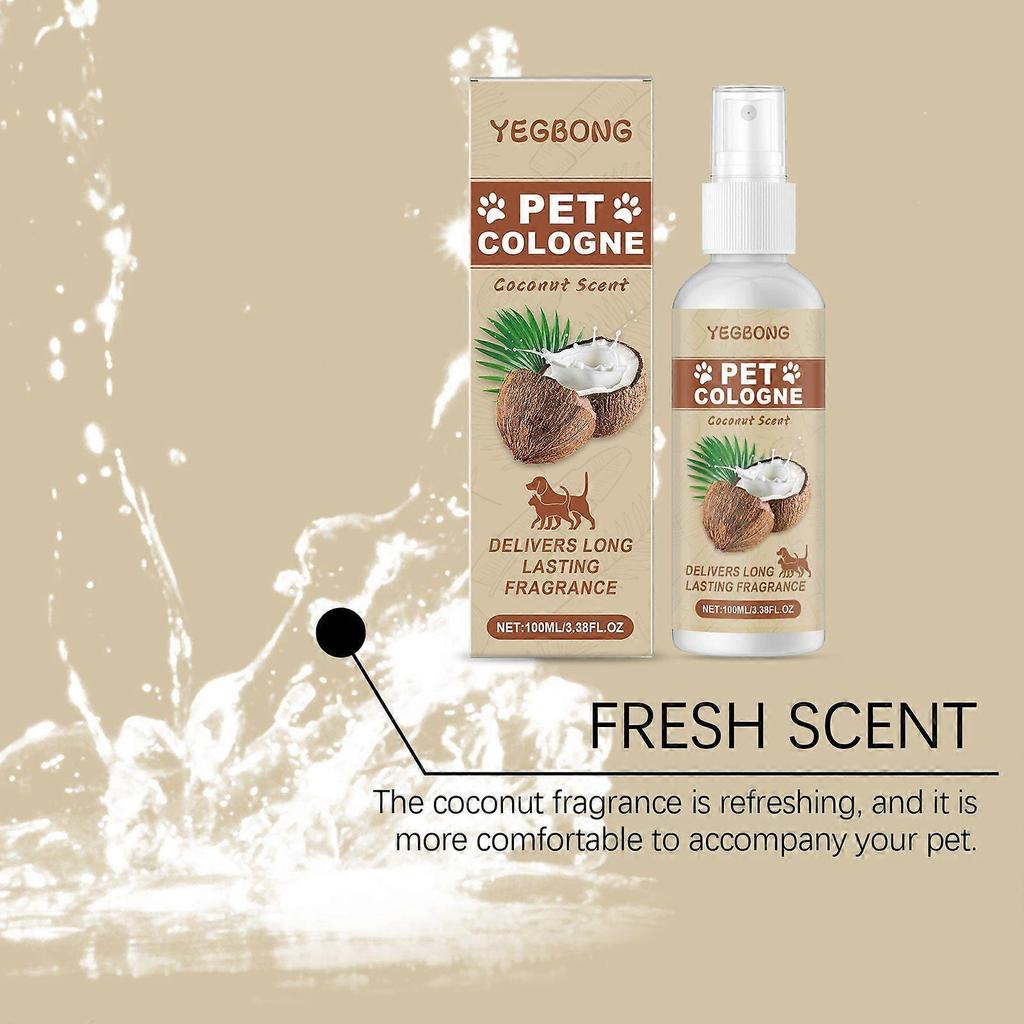 Yegbong Coconut Scent Pet Deodorizing Spray Indoor Freshening Spray For Cats And Dogs To Clean Odors