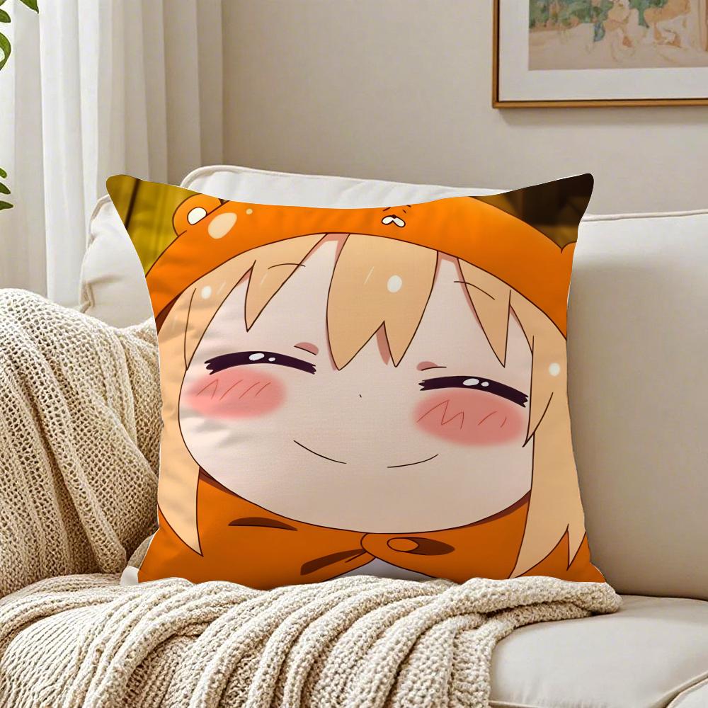 Süßer fauler japanischer Anime HHimouto Umaruchan Kissenbezug Kissenhülle Antimilben Wohnzimmer Sofa Dekor Kissen Zimmer