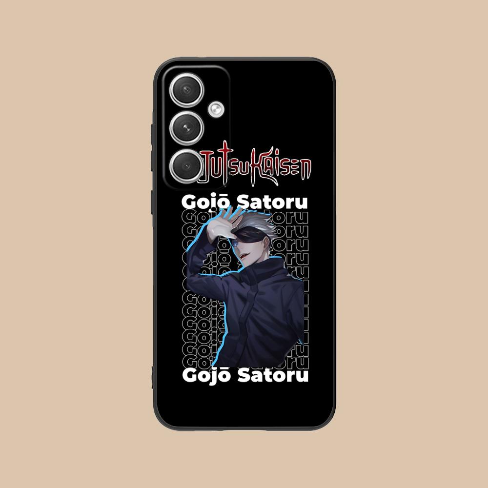 Jujutsu Kaisen Satoru Gojo Phone Case for Samsung Galaxy S26 S25 S24 S23 S22 S21 S20 Note20 Plus FE Ultra Colorful Cover Luxury