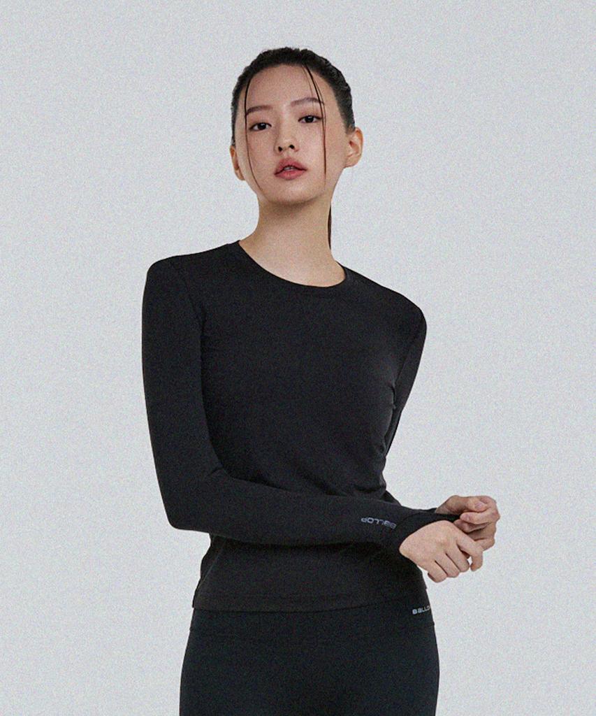 Ballop Unisex Aerowarm Warm-Up Long Sleeve Black