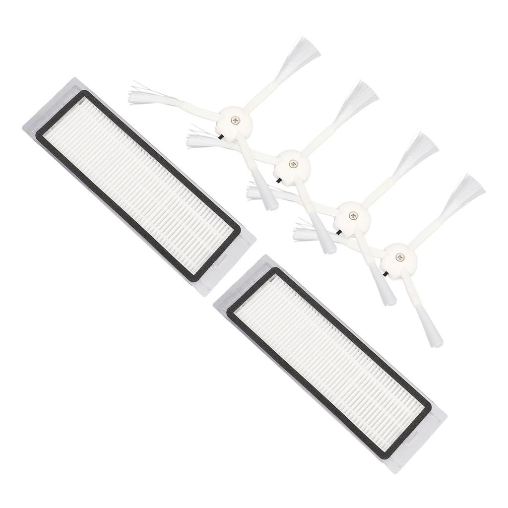 Vacuum Filter Side Brush Set Effective Cleanup Optimum Performance Long Life ABS Rubber for S50 S51