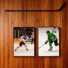 Pack of 2 Hockey Stick Mounts with Protective Cushions Acrylic Construction Adjustable Designs Easy Installation Setups