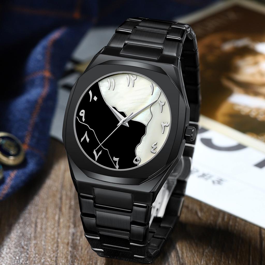 Business Men'S Watch Simple Fashion Trend Steel Belt Quartz Watch