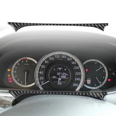 Car Dashboard Decoration Cover Decal Trim Sticker for Honda Accord 2014-2017 Auto Interior Accessories Carbon Fiber