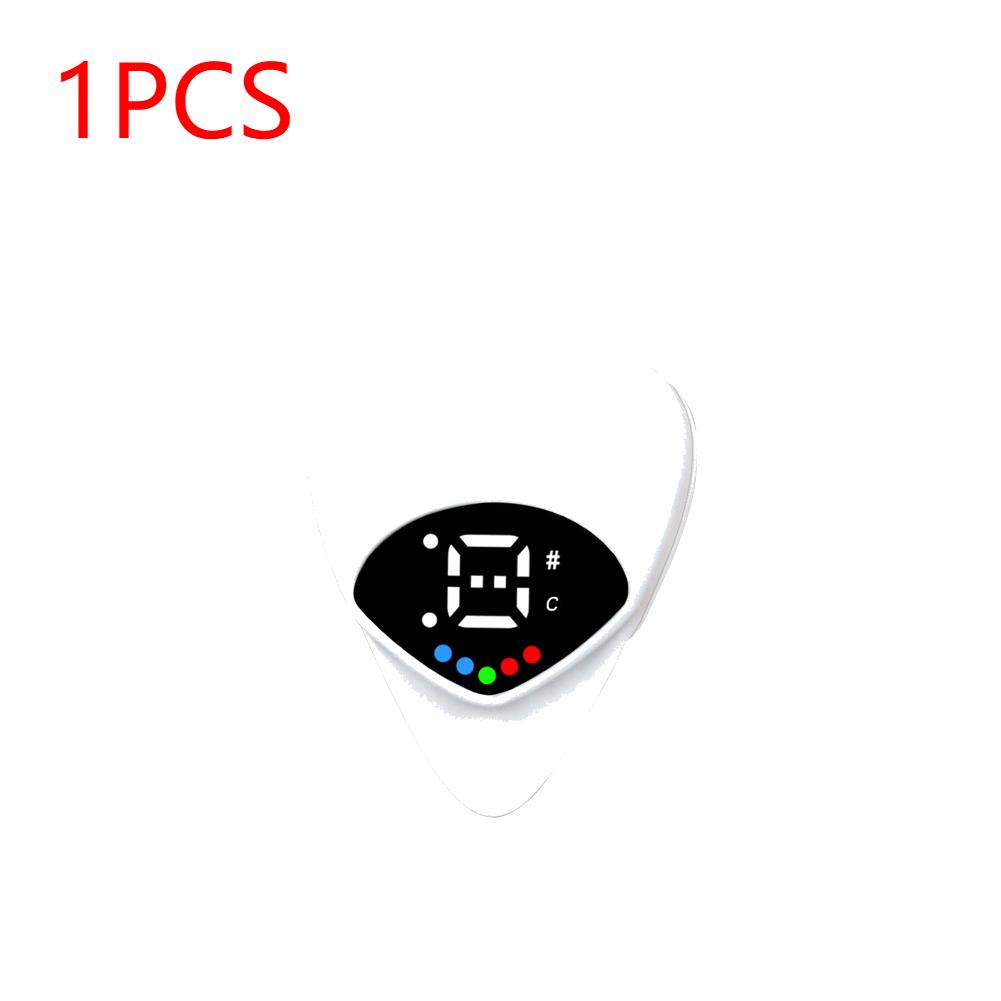 1-3PCS 2 in 1 Guitar Picks Tuner Acoustic Guitar Tuner Electric Guitar Tuner for Acoustic Electric Guitar Bass Mandolin