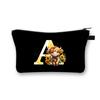 Letter printing primary school students stationery zipper pencil bag change bag multi-functional cosmetic bag storage bag
