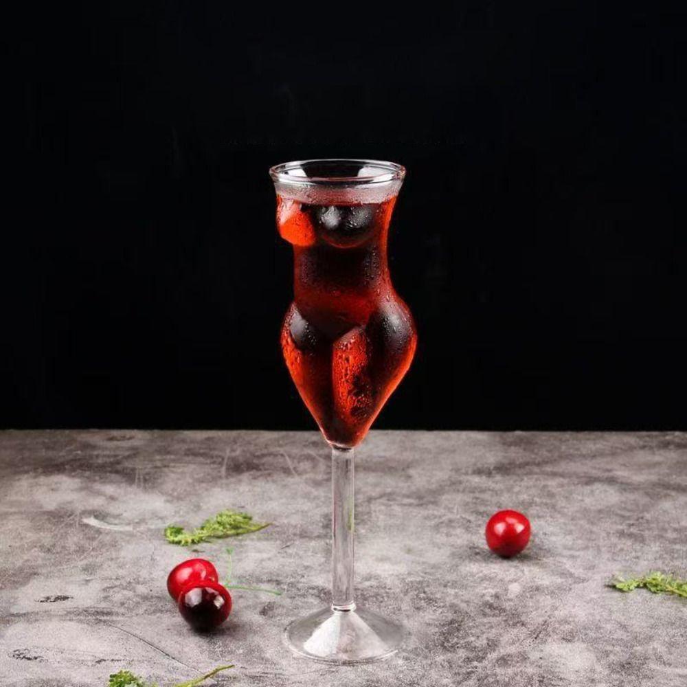 Sichtbares Bar Wein Glas Hitze-/Kältebeständig Weinkelch Einzigartiges Whisky Glas Kneipe