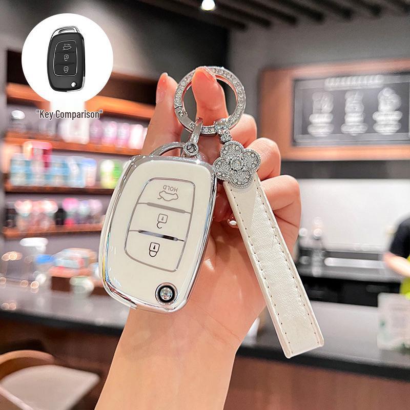 Hyundai Schlüsselhülle für ix35, Langdong, Lingdong, Mingtu, Elantra, ix25, Reina, Santa Fe, Fiesta