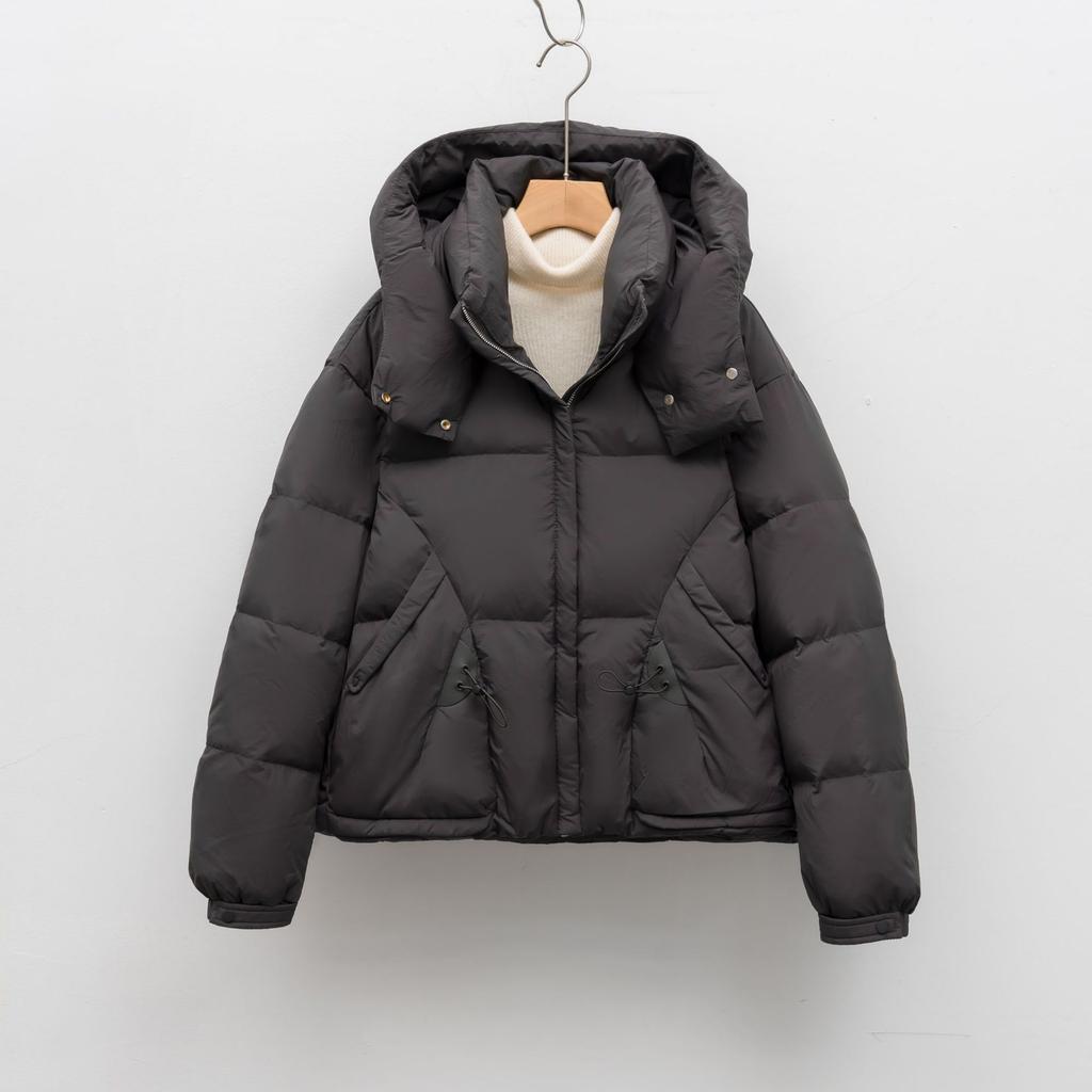 Down Duck Down Simple Warm New Thickened Loose Women's Down Jacket