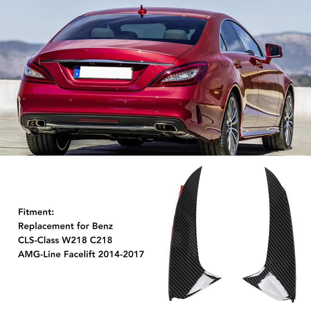 Side Air Vent Frame Rear Bumper Spoiler Air Vent Trim High Strength Sporty Enhance Stability for CLS‑Class W218 C218