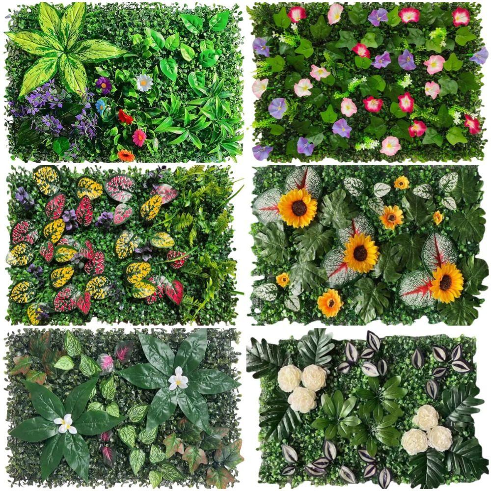 DIY Artificial Eucalyptus Carpet 60*40cm Artificial Fern Grass Living Room