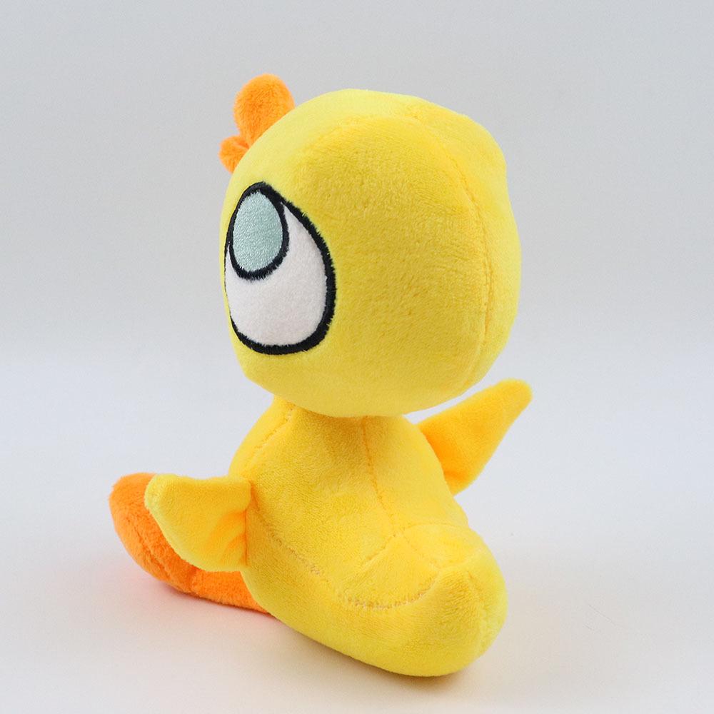 Creative Blue Big-Eyed Pigeon Feather Plush Toy, Huggable Comfort Pillow, Cute Little Duck Doll
