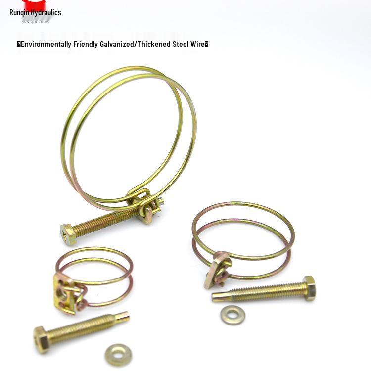 Galvanized Double Steel Wire Clamp for Hoses