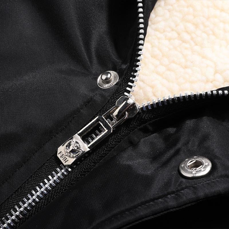 Outdoor Casual DownParkas Coat Oversize Plus Velvet Thick  Brand Keep Warm Winter Men's Black Red Padded Oversized Jacket