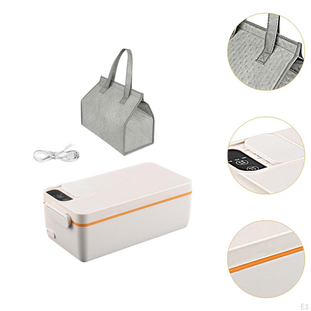 Elektrisk lunchvärmare för vuxna Värmd låda 1L 40W Mat Självuppvärmande Bil