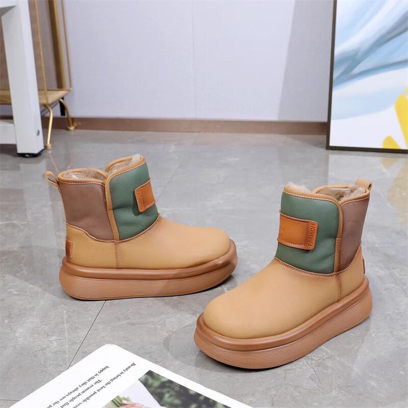 Женские зимние снежные ботинки Brangdy на толстой подошве 38