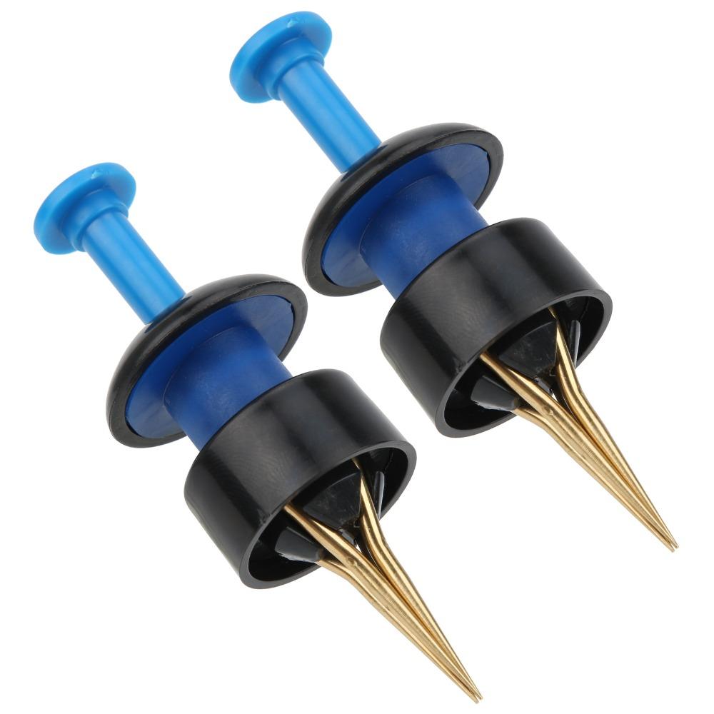 2 Set ABS Fishing Bait Clip with Rubber Bands Baits Clip Portable Lures Clip  Match Fishing