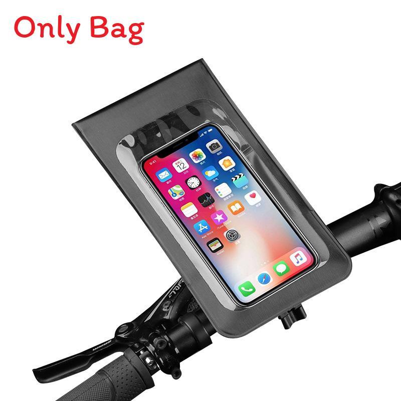 Bicycle Waterproof Phone Bag With Rotatable Holder For Outdoor Cycling Use
