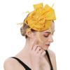 Feather Fascinator Caps Mesh Makeup Prom Elegant Hair Accessories  Women