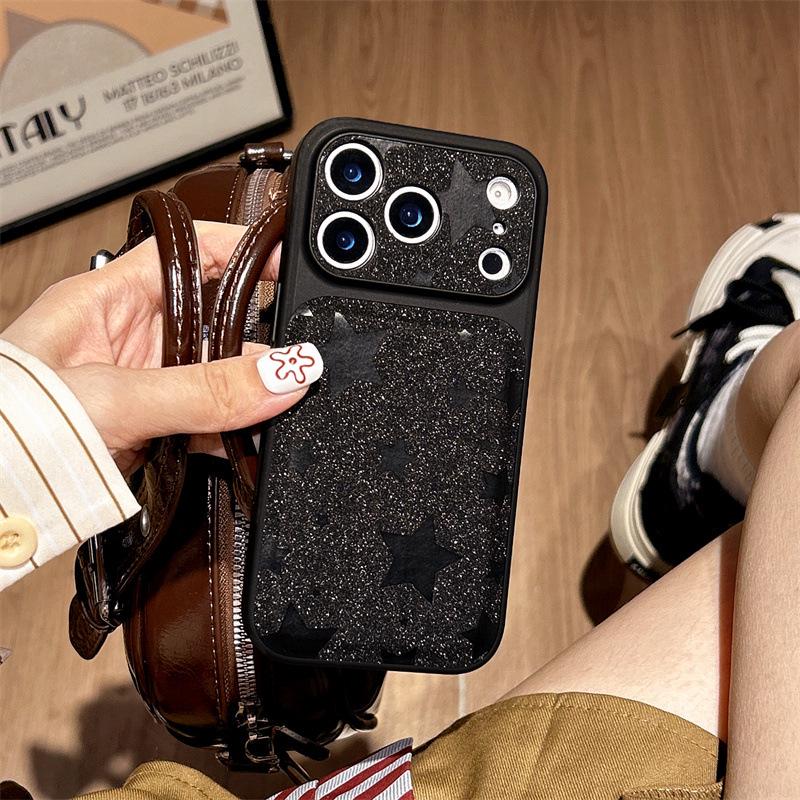 

Glitter Star iPhone 15/14 Pro Max Drop-Proof Case, Full Coverage iPhone 17 Pro Max