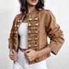 Women's Casual Long Sleeve Denim Jacket for Everyday Wear