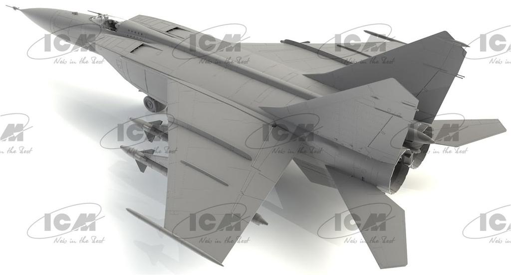ICM scale Soviet Air Force PD plastic model kit 72177 1/72 MiG-25