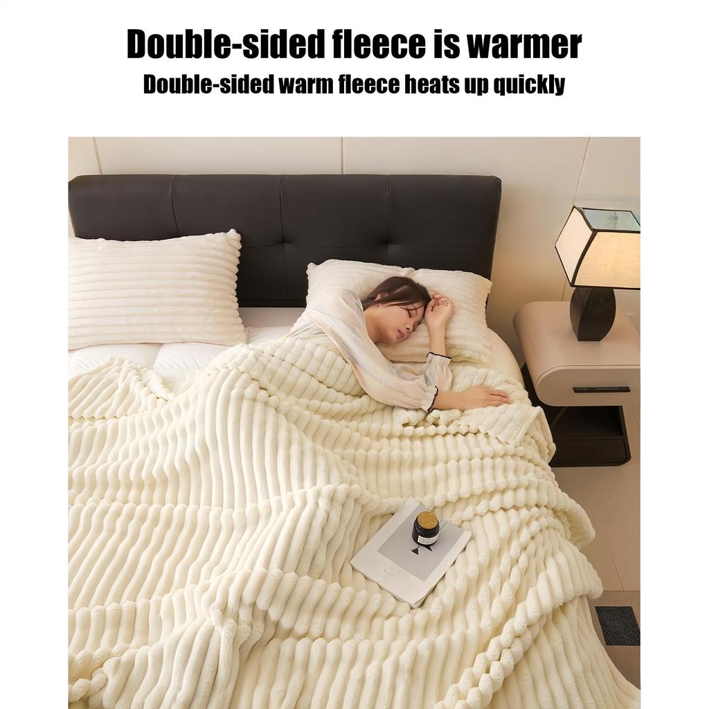 Throw Blanket Fuzzy Washable Thick 200x230cm Warm Plush Blanket For Sofa Couch Living Room Bedroom Chair Car Bed Women Men Kid
