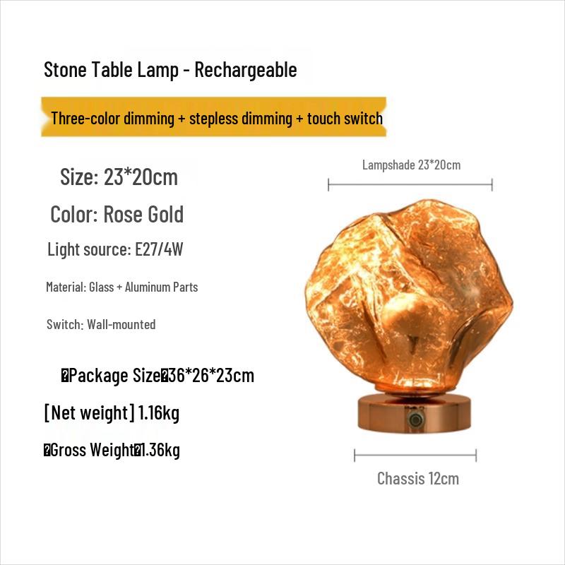 SLYC Nordic Lava Glass Table Lamp