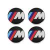 DSJW3 4pcs For BMW 50th E90 E60 F10 F20 G20 G30 E53 E85 E70 56mm 68mm Blue White Car Hub Cap Wheel Center Cap Emblem Badge Accessories