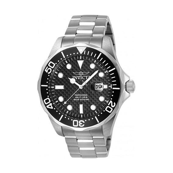 Invicta Pro Diver Black Dial Quartz Diver's 12562 200M Orologio da uomo