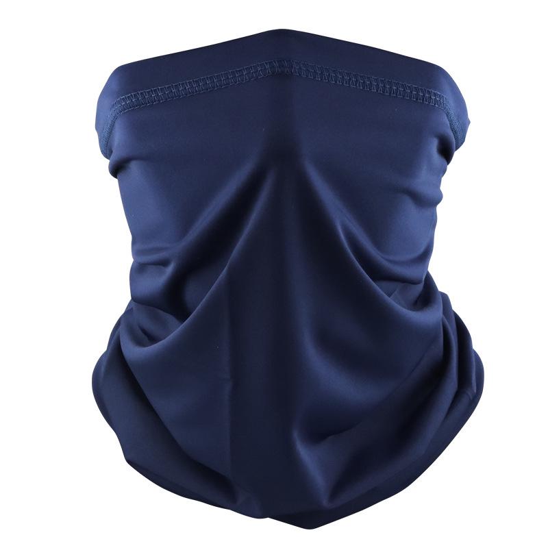 Camouflage Ice Silk Neck Gaiter: Multifunctional Summer Headscarf for Outdoor Cycling, Sun Protection, and Quick-Drying Breathable Face Mask for Men.